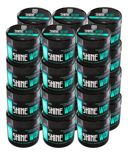 Cera Capilar Shine Wax Big Barber 150g Pasta Caixa 21 Unidad 0