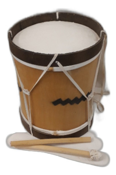 Bombo Criollo N*2 Mas Palillos Percusión, Para Ñinos 0