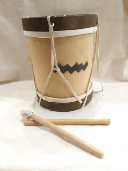 Bombo Criollo N*2 Mas Palillos Percusión, Para Ñinos 1