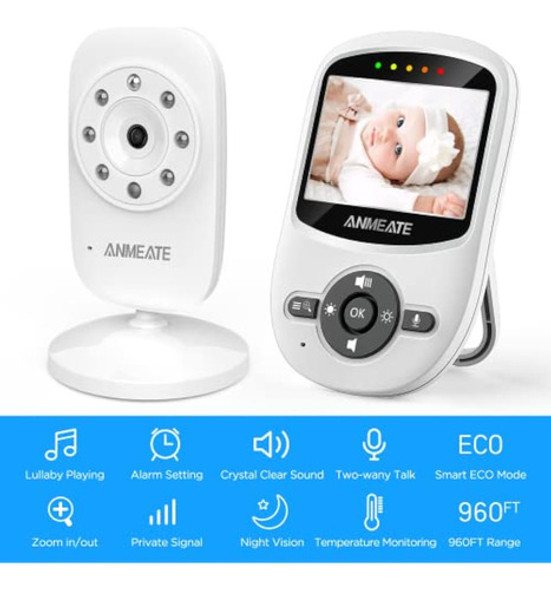 Monitor De Video Para Bebés Con Cámara Digital, 1