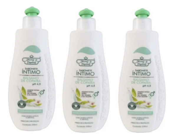 Sabonete Íntimo Líquido C/3 Flores & Vegetais Bálsamo 250ml 0