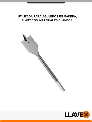 Mecha Paleta Para Madera 35mm Kabura Herramientas 1