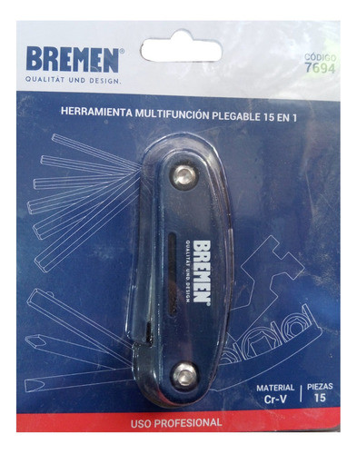 Pinza Multi Herramientas P/bicicletas 15 Pz Bremen 7694 1