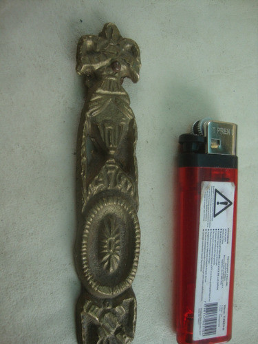 Antiguo Aplique Bronce 2,2 X 4mm X 20,3 Alto - 100 Grs 1
