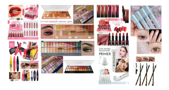 Set Kit Maquillajes Profesionales Sombras Mascara Completo 0