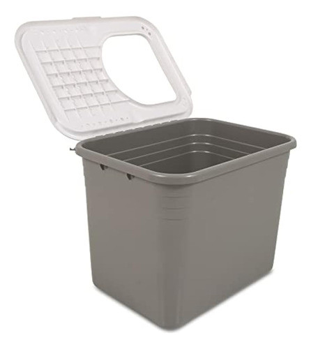 Bandeja Para Arena De Gatos Con Entrada Superior 1