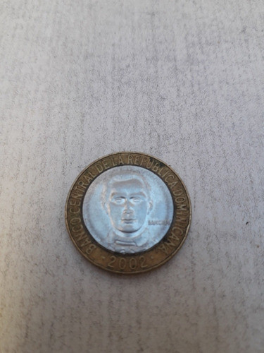 Moneda $5 Republica Dominicana 2002 1