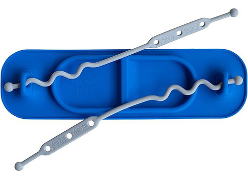 Mini Mantel De Silicona Plato Para Bebes Mat De Juegos Azul 0