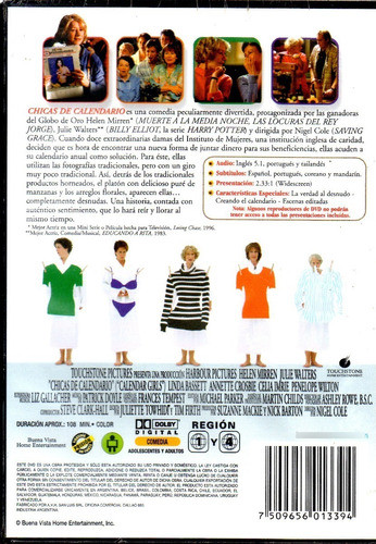 Chicas De Calendario - Dvd Nuevo Original Cerrado - Mcbmi 1