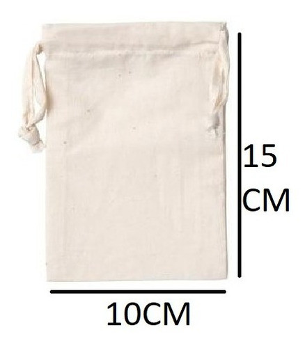 Bolsas De Lienzo 10cmx15cm Pack X25 Un 1