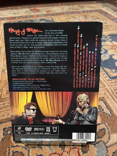 Dvd Mary J Blige - Live From The House Of Blues 1