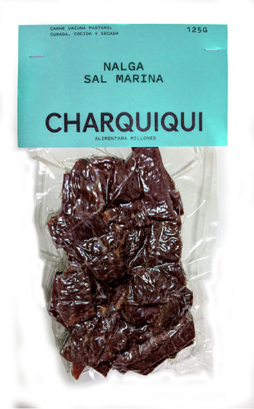 Charquiqui 125g A Granel Pastura Sal Marina Nalga (jerky) 0