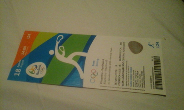 Ingresso Olimpíadas Rio 2016 (boxe) 0