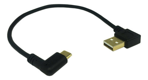 Cable Usb A Usb C 90 Grados 23 Cm 1