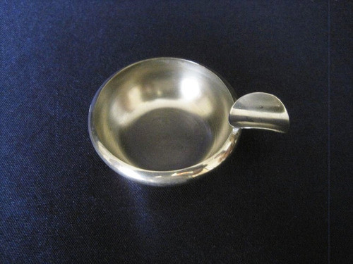 Cenicero En Metal Plateado 0