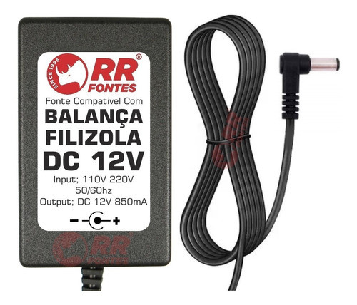 Fonte Para Balança Cs15 Filizola Cs 15 12v 850ma 0