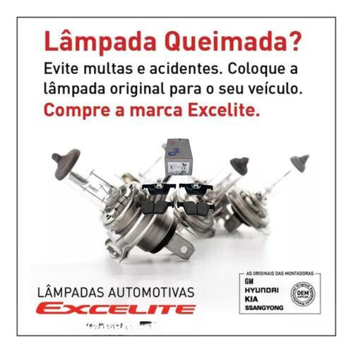 Lâmpada H7 Super Branca Crystal White 12v 55w  Cx 2 Peças 1