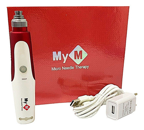 Caneta Dermapen + 2 Agulhas De 36 Movimento Sobe E  Desce 0