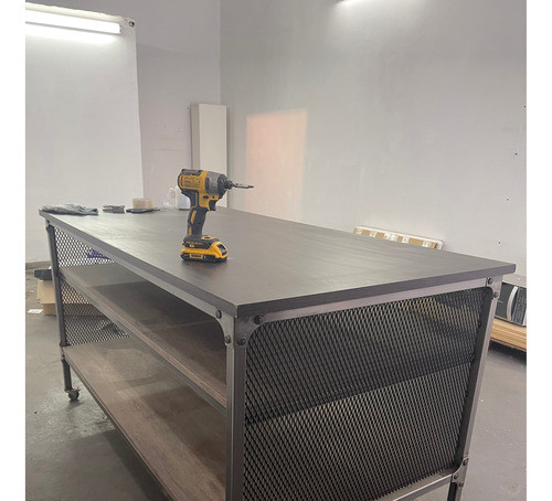 Mesa Reforzada Estantes Para Stock  172x90 Cm 0