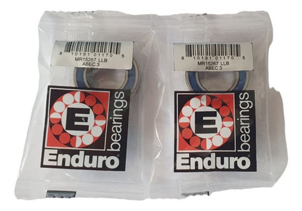 2x Rolamento Enduro Abec3 Grade10 Mr 15267 Llb 15x26x7 Cubos 1