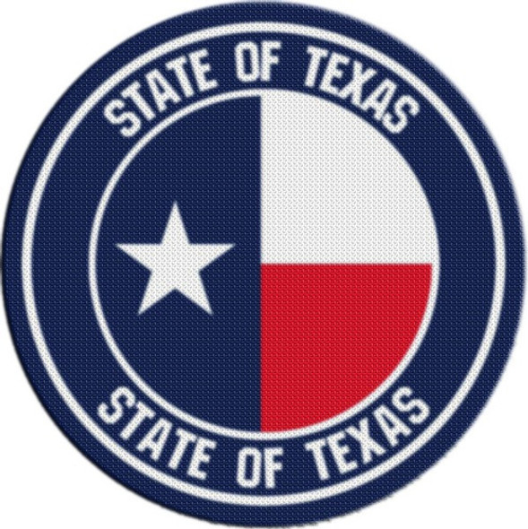 Parche Escudo Circular Estados Unidos Texas 0