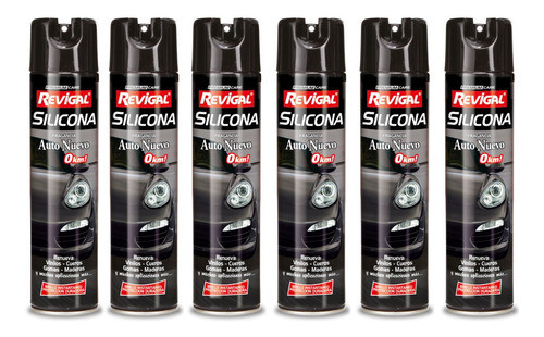 6 Silicona Aromatizada Fragancia Auto Nuevo 0km Revigal 0
