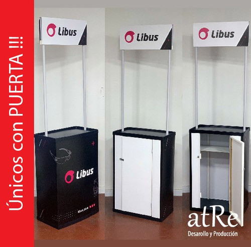Mini Stand Puesto Portatil Desarmable Con Grafica Y Puerta 1