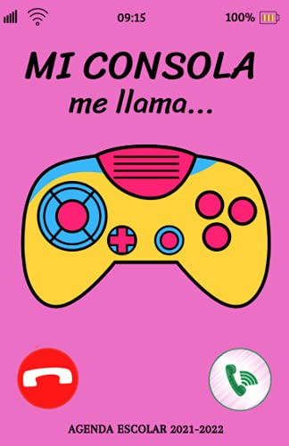 Mi Consola Me Llama Agenda Escolar 2021-2022: Organizador Di 0