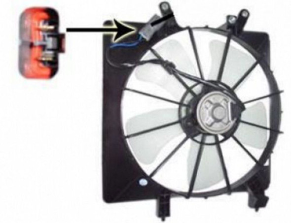 Electroventilador Honda Civic 2001 A 2005 Aspirante 0