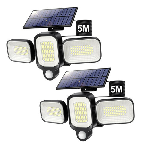 Luces Solares Para Exteriores Pxwaxpy,[2packs] 225 Luces Led 0