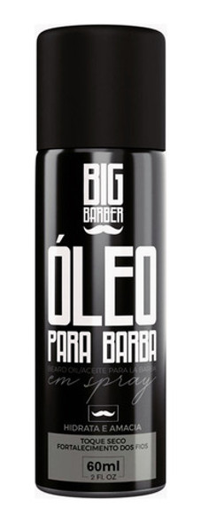 Óleo Para Barba Spray Big Barber 60ml Brilho Hidrata Os Fios 0