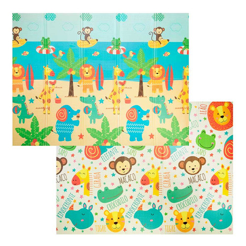 Tapete De Atividades Infantil Dobrável Praia 14426 Buba 0