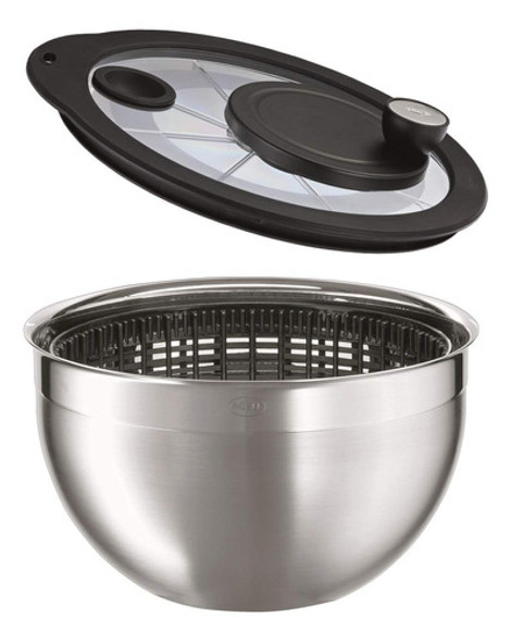 Centrifugador De Ensaladas Rosle - Acero Inoxidable (5.7 Qt) 0 Centrifugador De Ensaladas Rosle - Acero Inoxidable (5.7 Qt) 0