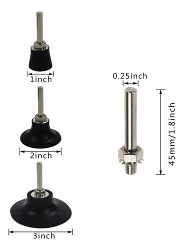 Vástagos Marca Coceca Para Pulir Con Herramienta Giratoria 1