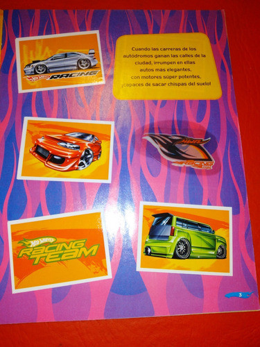 Album Hot Wheels Completo Impecable 1