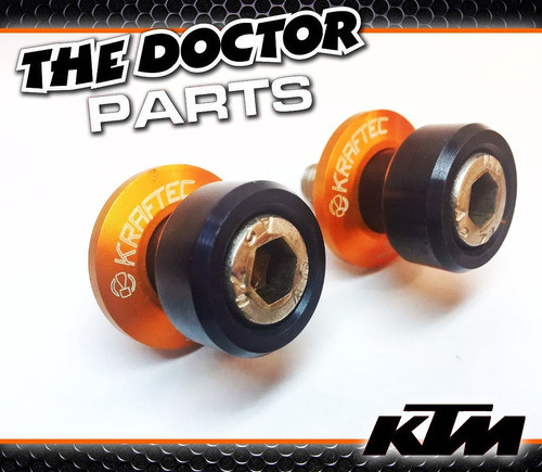 Spools Kraftec Ktm Duke Rc 200 250 390 Naranja Negro Linea N 1