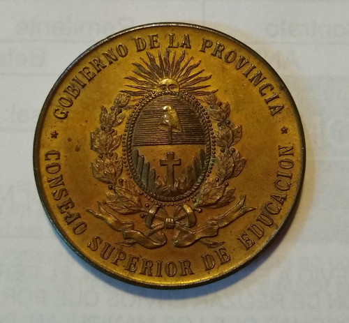 Medalla Inauguración De Edificios Escolares Año 1899 0