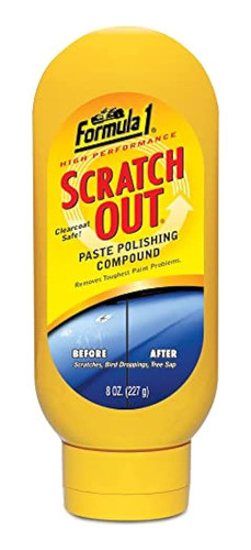 Formula 1 Scratch Out Car Wax Polish Paste (8 Oz) - Eliminad 0