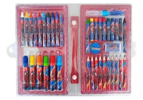 Set De Arte Escolar Regalo Spiderman Licencia Original! 1