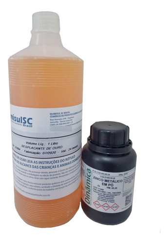 Desplacante De Ouro 1 Litro + Zinco Em Pó 250g 0