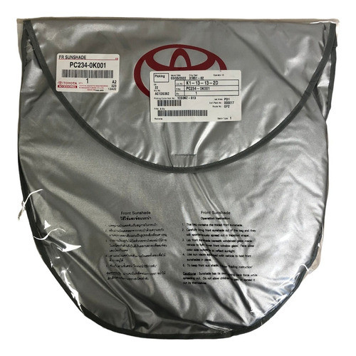 Parasol Parabrisas Frontal Original Toyota 1