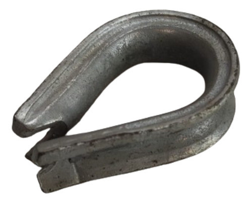 10 Guardacabos Galvanizado 3/8 - 10mm P/ Soga - Cables Acero 0
