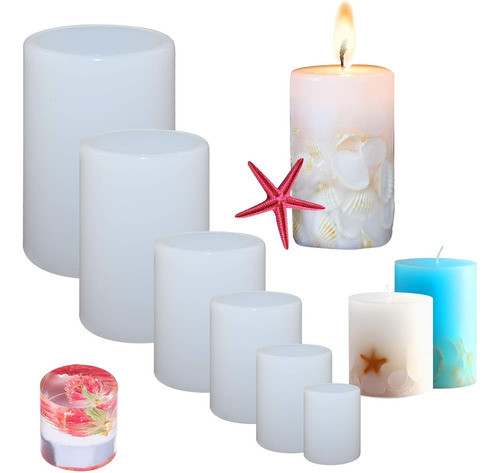 Molde Silicona Velas Y Resina Epoxi Velon Liso 46x72mms 0