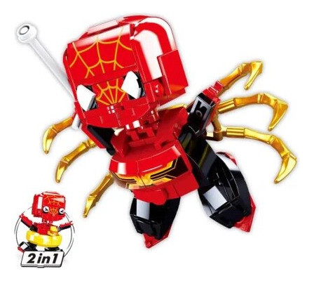 Bloques Sluban Superhéroes Y Villanos Spiderman M38 162pz Ub 1