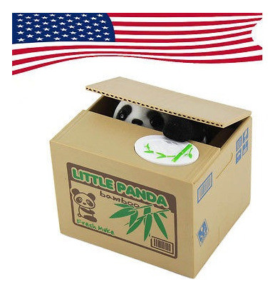 Nave De Itazura Automático Robar Banco Dinero Panda Moneda C 1