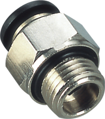 Conector Neumático Recto Conek P/tubo 10mm, Rosca 1/2bsp 0