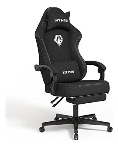 Silla Para Juegos Sitmod Con Reposapiés-pc Computadora Silla 1