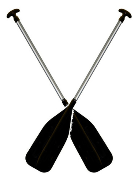 Remos Para Canoa O Bote El Par Flotante, De Aluminio Anodiz 0