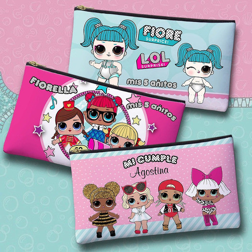 30 Souvenir Cartuchera Personalizada Todos Los Personajes 1