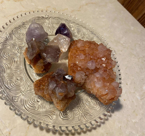 Piedra Mineral Cristal De La Mina De Wanda Misiones 0